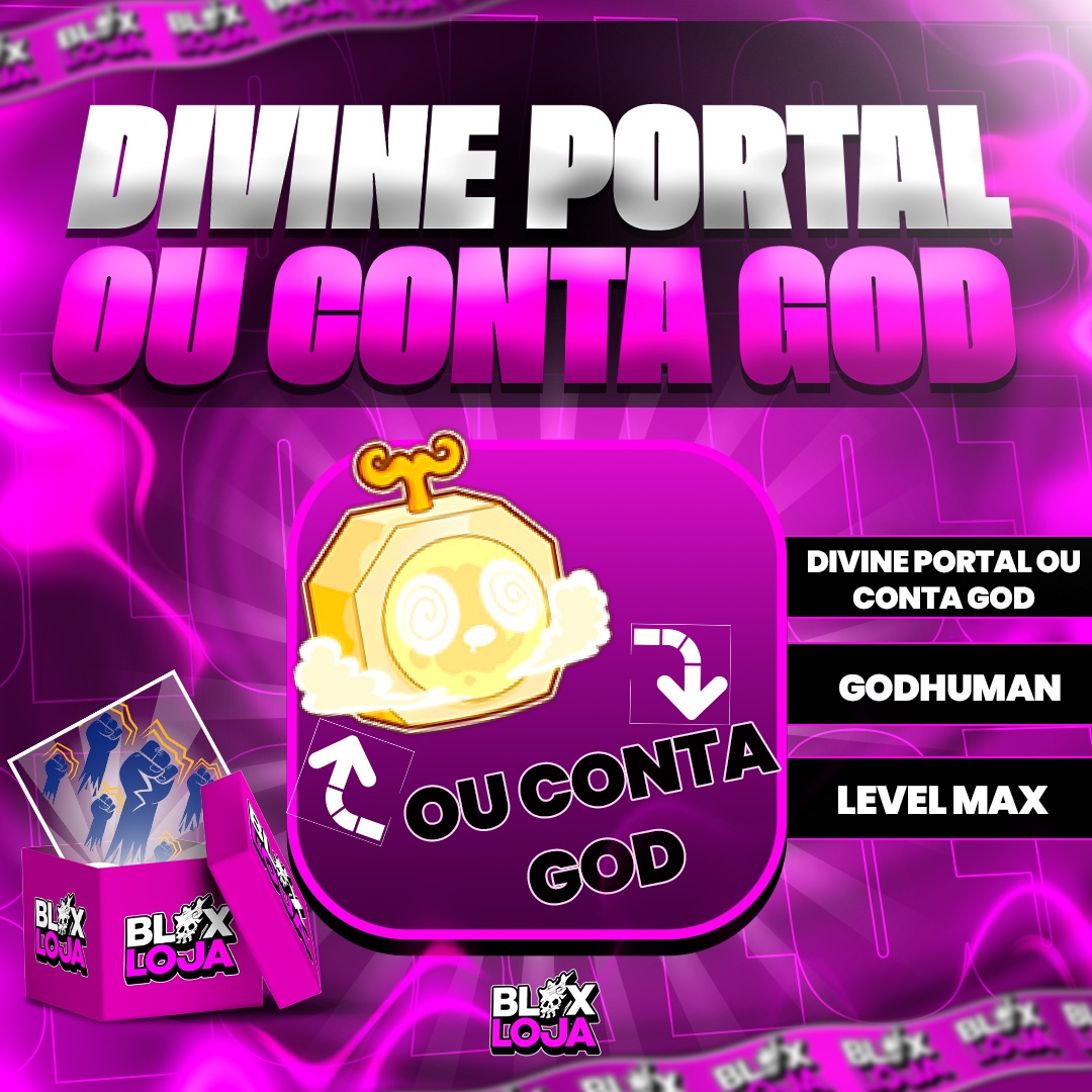 「💛」DIVINE PORTAL OU CONTA DE BLOX FRUITS GARANTIDA!!! TESTE SUA SORTE 🔥